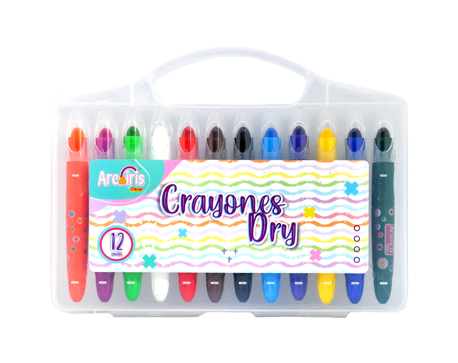 Set de Crayones Ultradry x 12 Arcoíris img #1