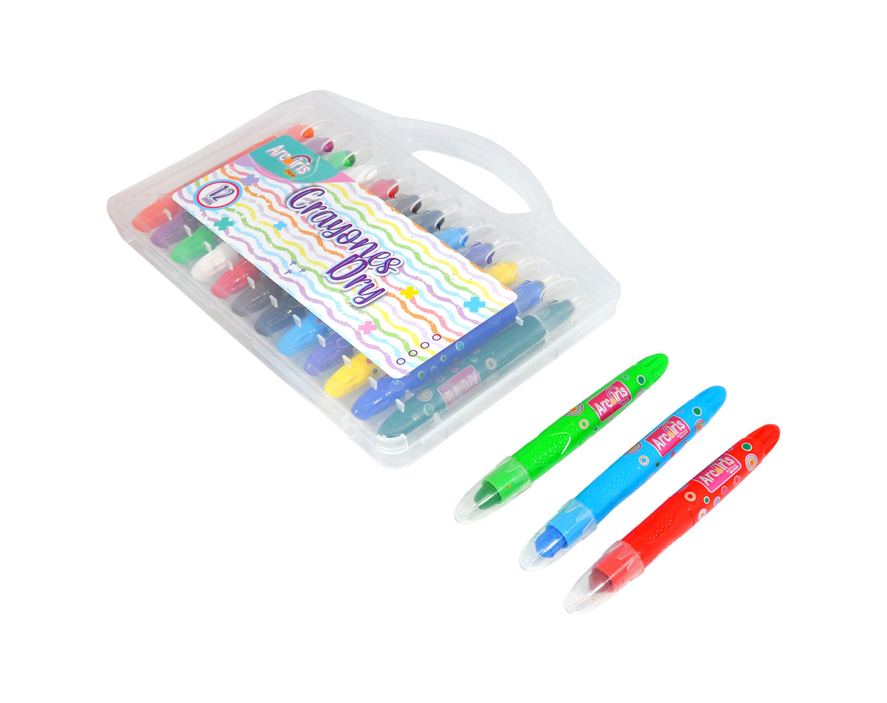 Set de Crayones Ultradry x 12 Arcoíris img #2