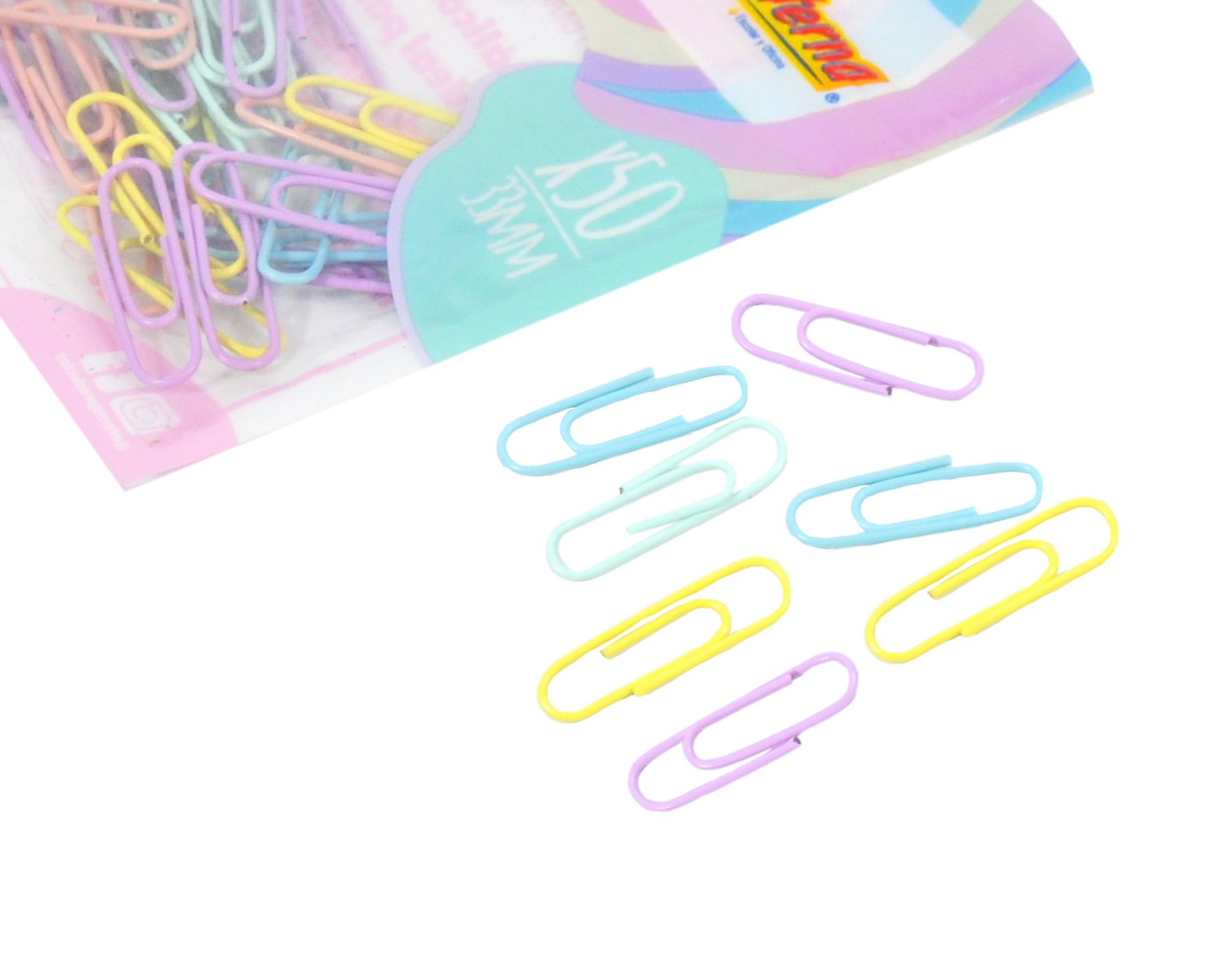 Clips Pastel x 50 Eterna img #3