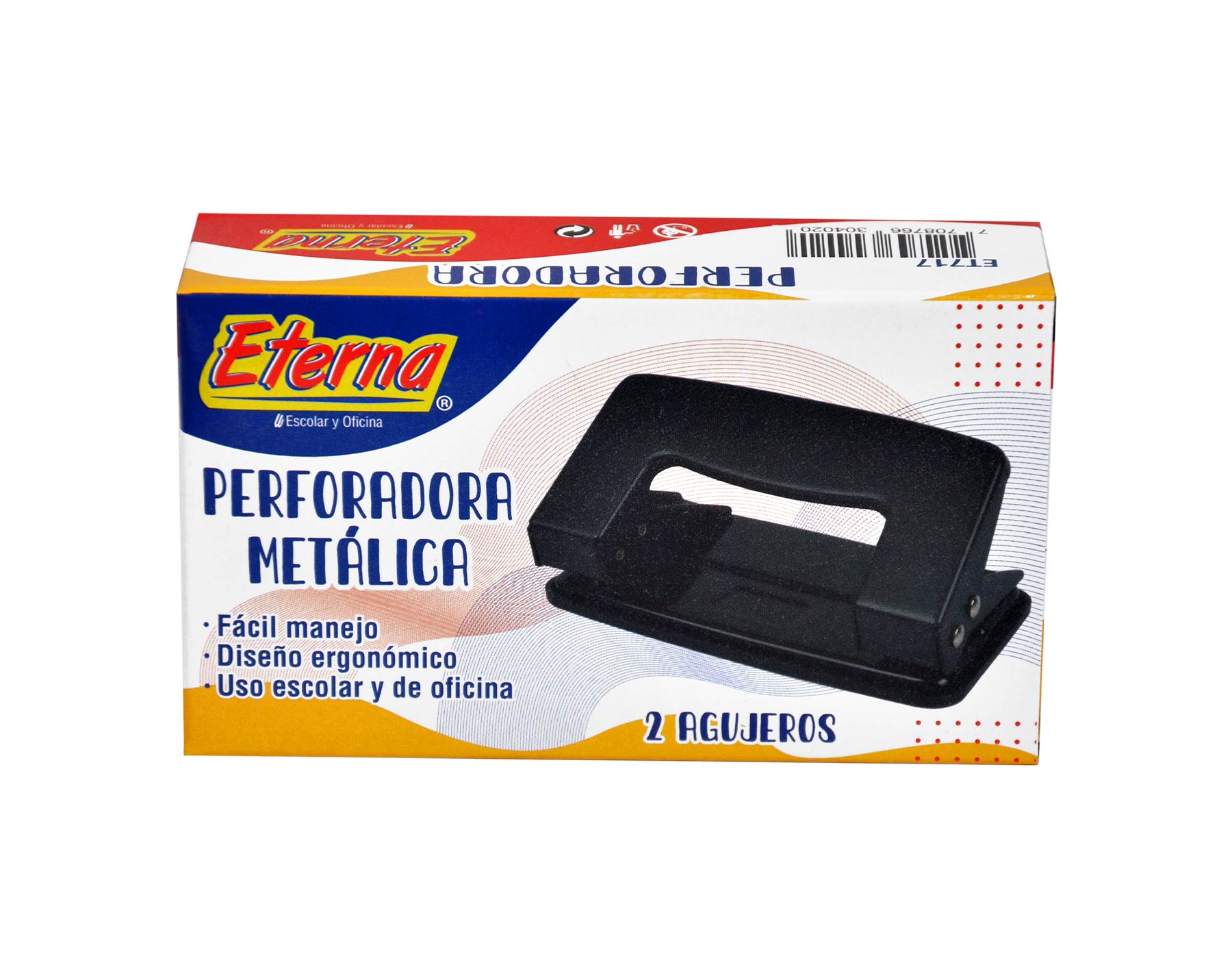 Perforadora Metálica Dos Huecos 10 Hojas img #1