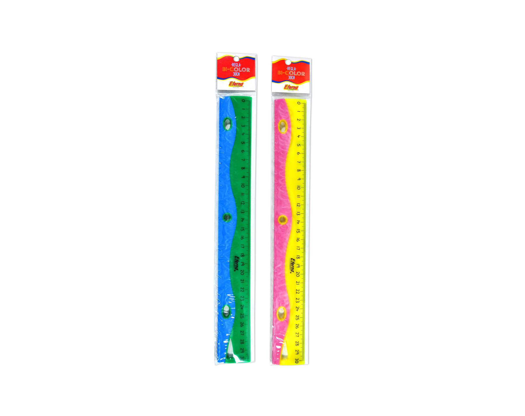 Regla Plastica dos Colores Eterna img #1