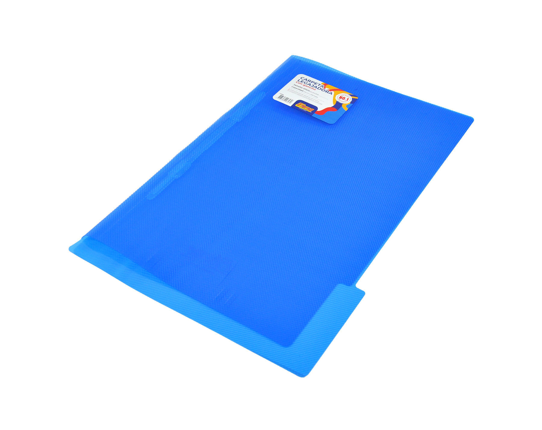 Carpeta Plástica Colores Legajador Eterna Oficio Azul Oscuro Eterna img #2