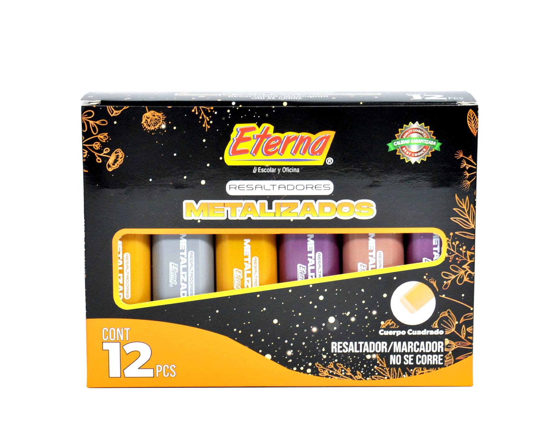 Resaltadores Metalizados cuerpo perlado Eterna img #2