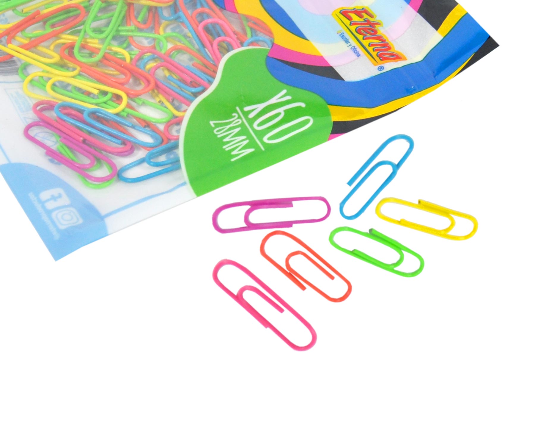 Clips Estandar Neón x 60 Eterna img #3