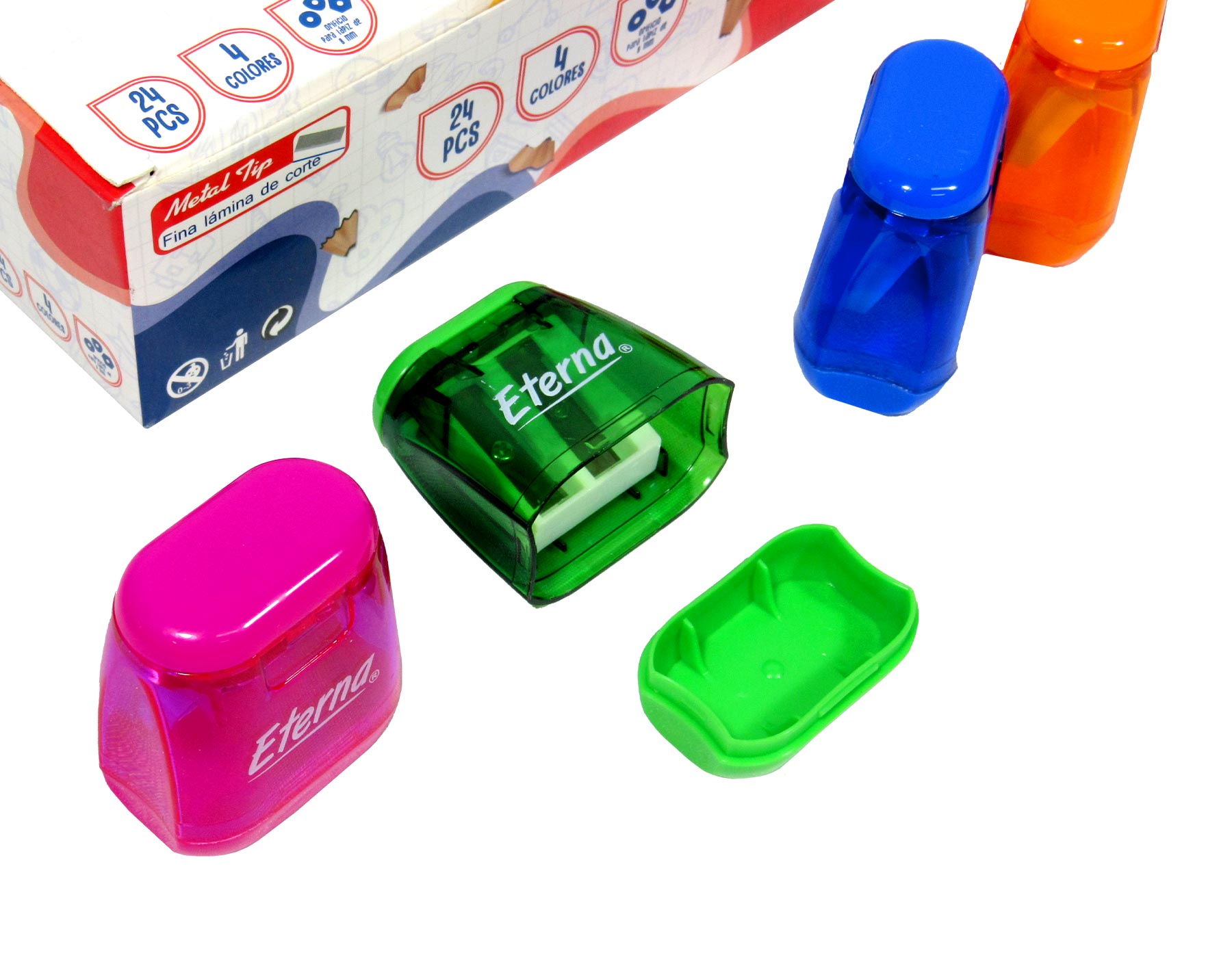 Sacapuntas Eterna 2 Huecos   X 24  Eterna img #2