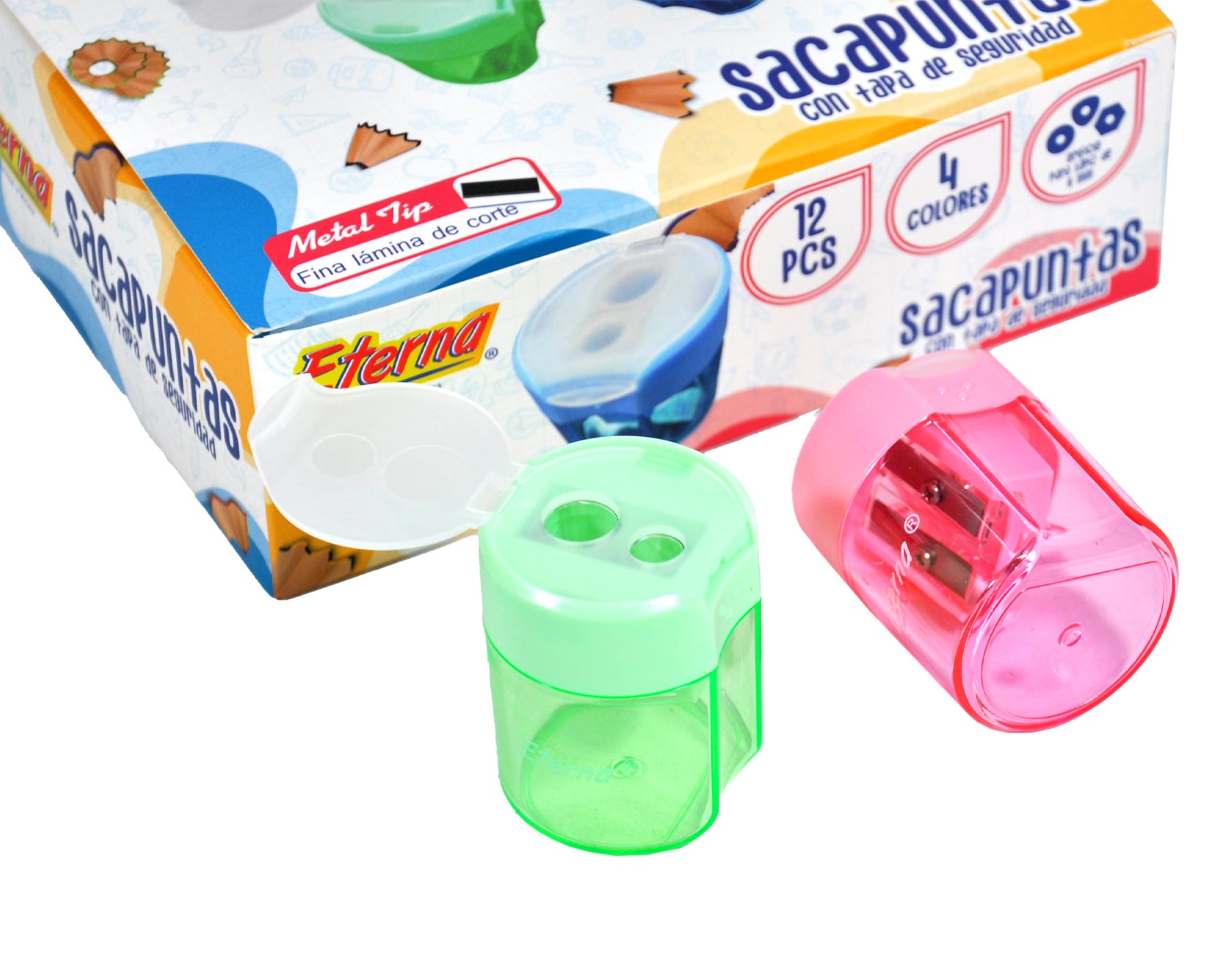 Sacapuntas Redondo Pastel Eterna img #1