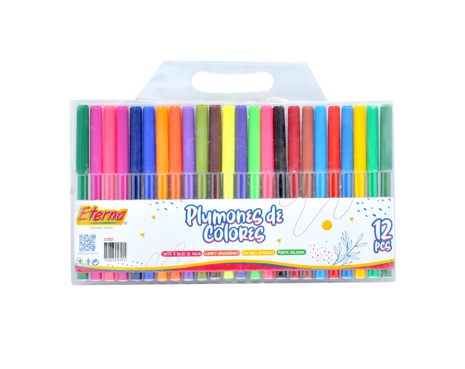 Plumones De Colores x 24 Eterna img #1