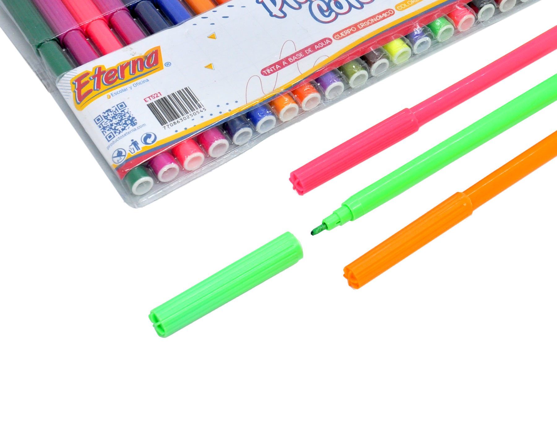 Plumones De Colores x 24 Eterna img #3