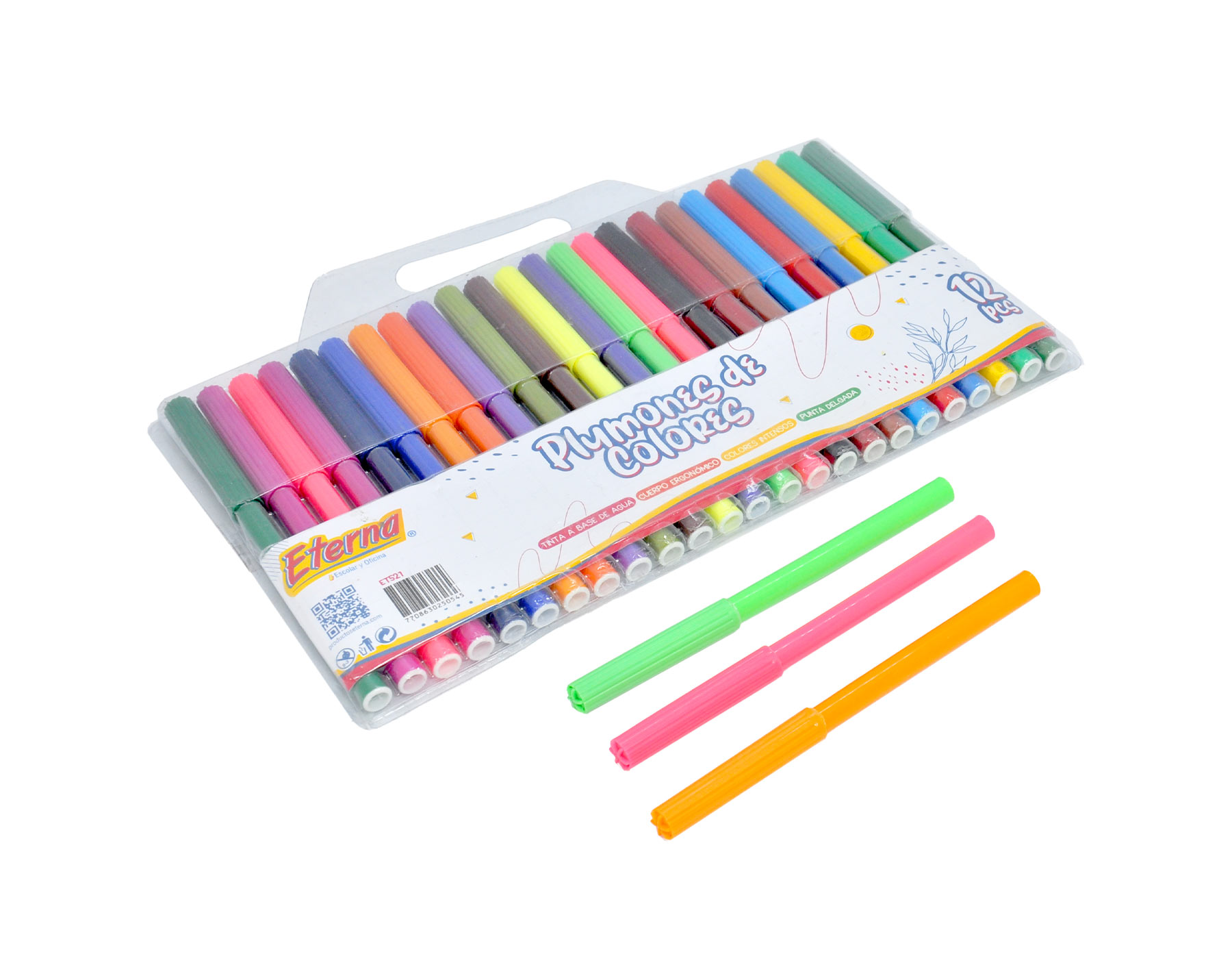 Plumones De Colores x 24 Eterna img #2