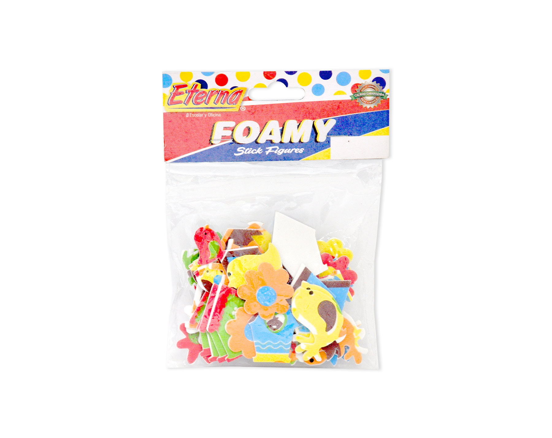 Sticker Foamy Pájaros Jaula  Eterna img #1