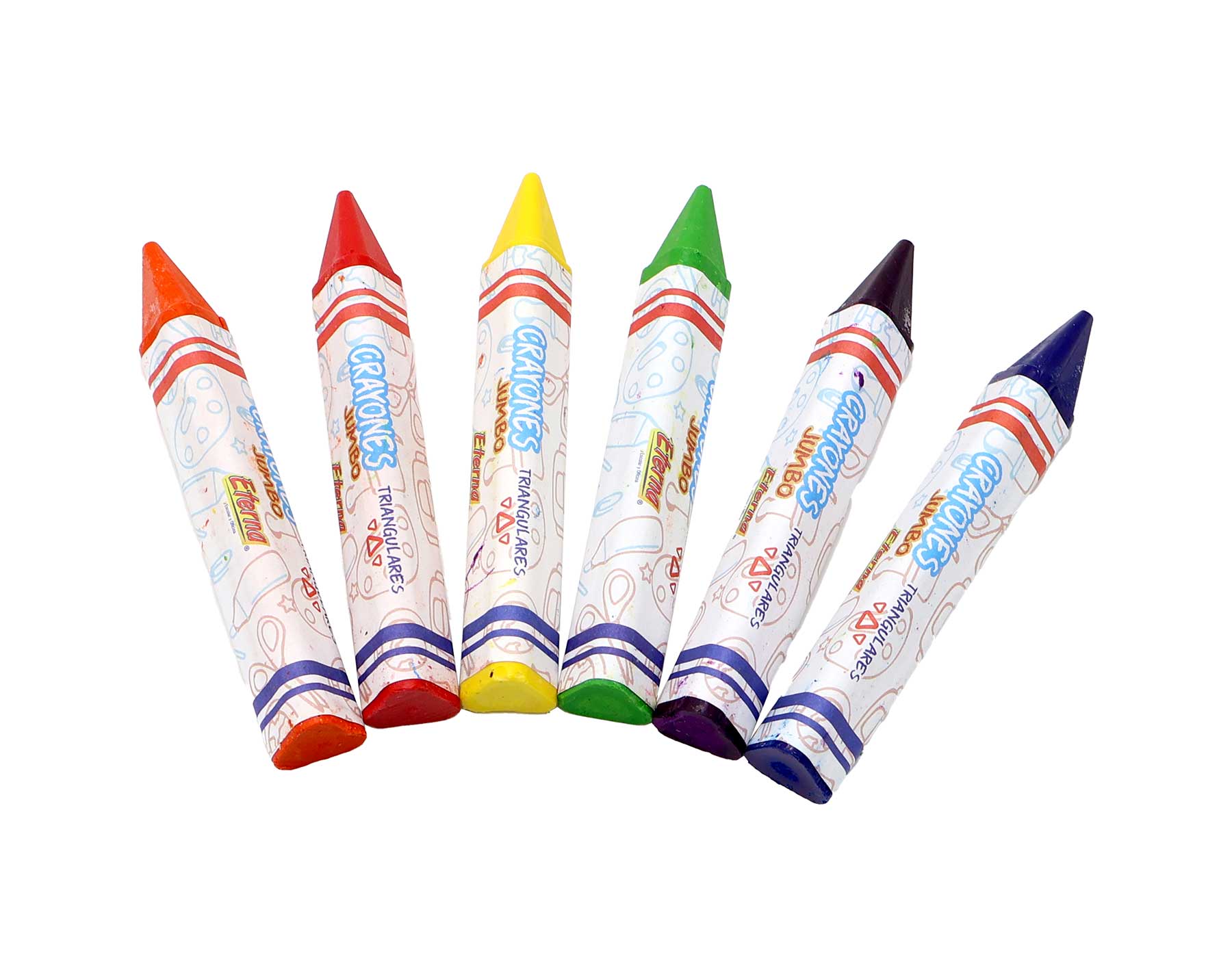 Crayones Triangulares 11.5MM x6 PCS Eterna img #2