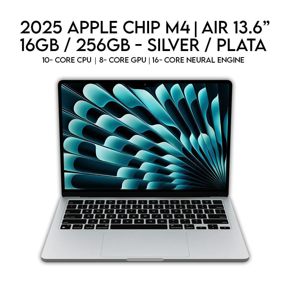 Macbook Air 13.6 Chip M4 2025 Ram 16Gb Ssd 256Gb App | Éxito