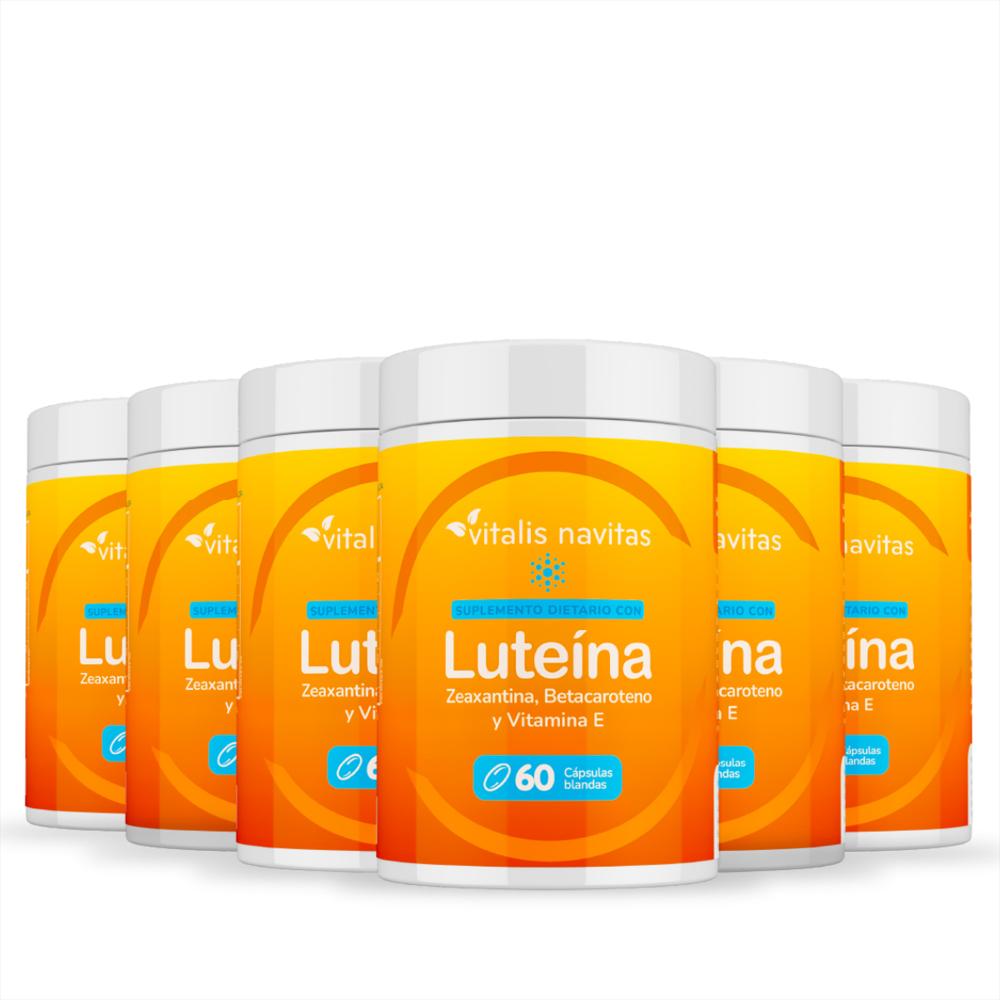 Plan 6 Frascos Luteína Vitalis Navitas img #1