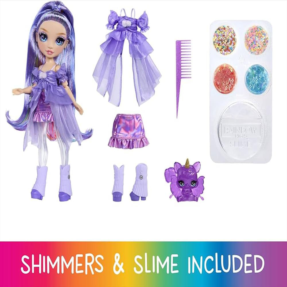 Rainbow High Muñeca Violet Shimmers img #2