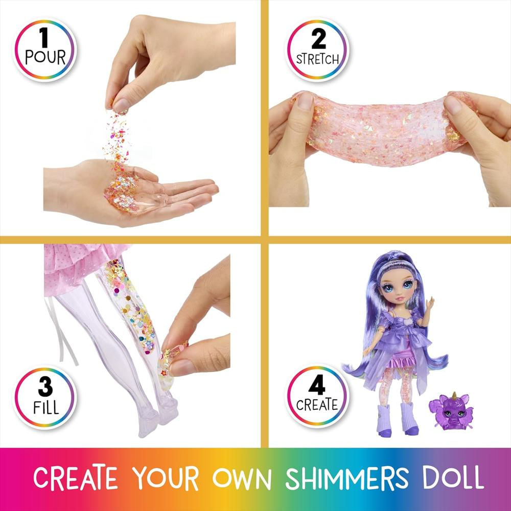 Rainbow High Muñeca Violet Shimmers img #3
