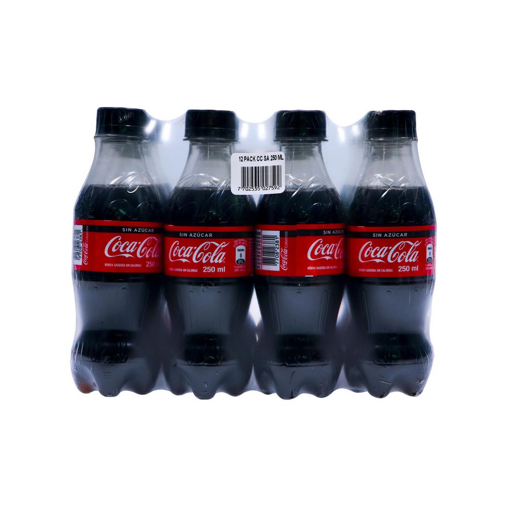 Gaseosa Coca Cola ZERO botella x12und (3000  ml) img #5