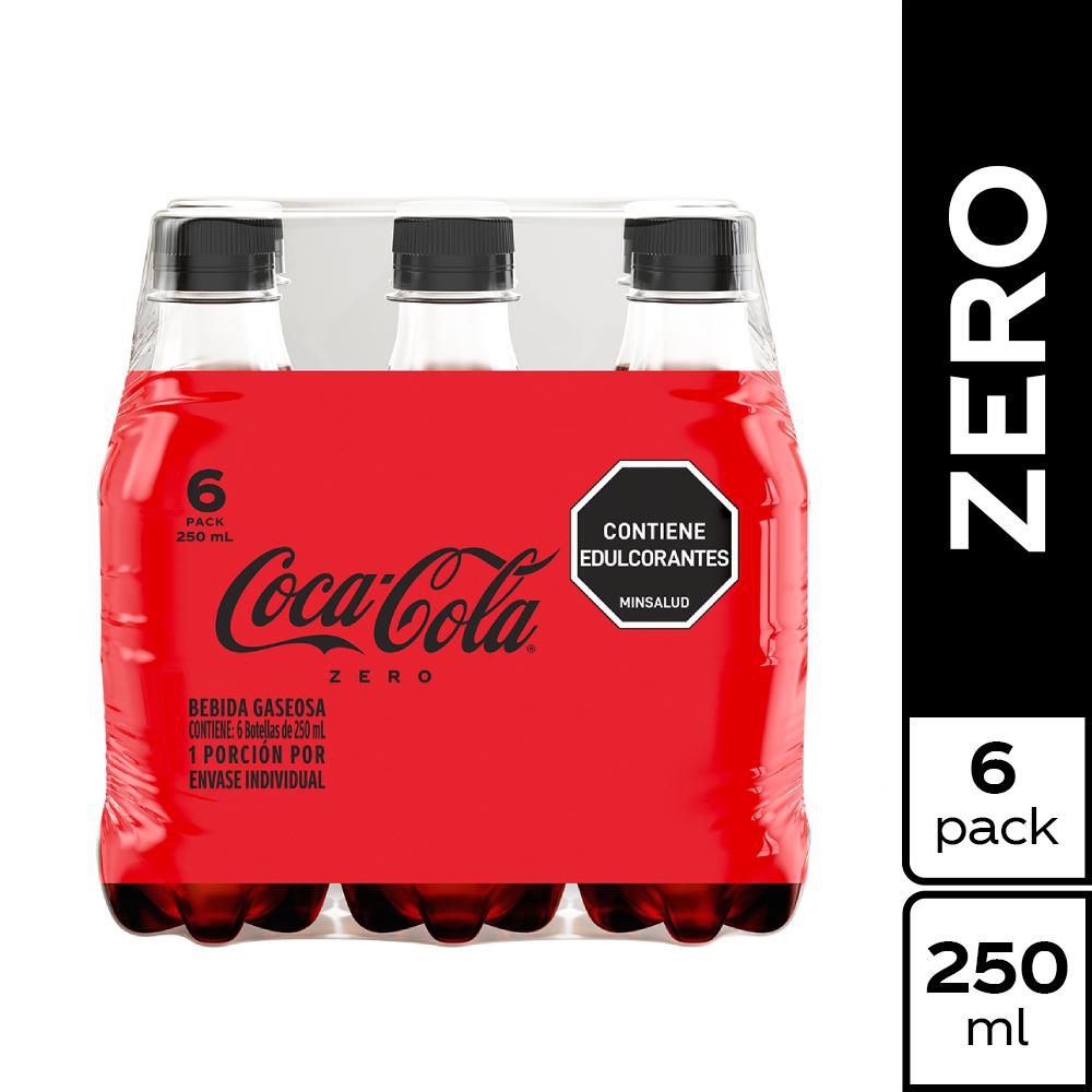 Gaseosa Coca Cola ZERO botella x6und (1500  ml) img #1
