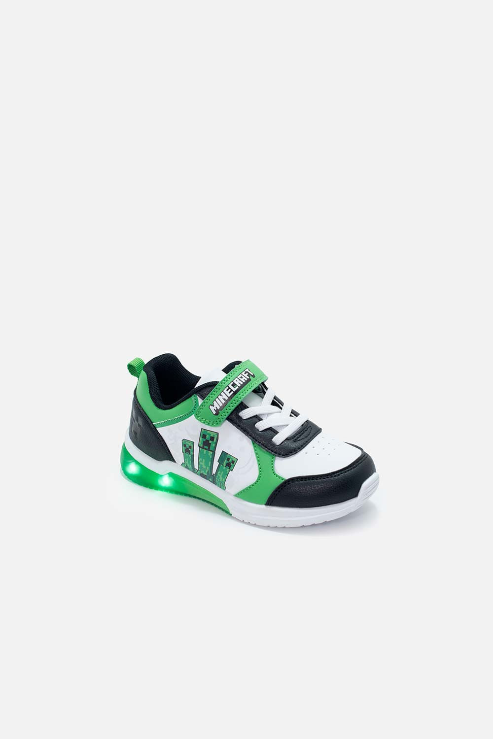 exito.com | Tenis de Minecraft blanco y verde para niño