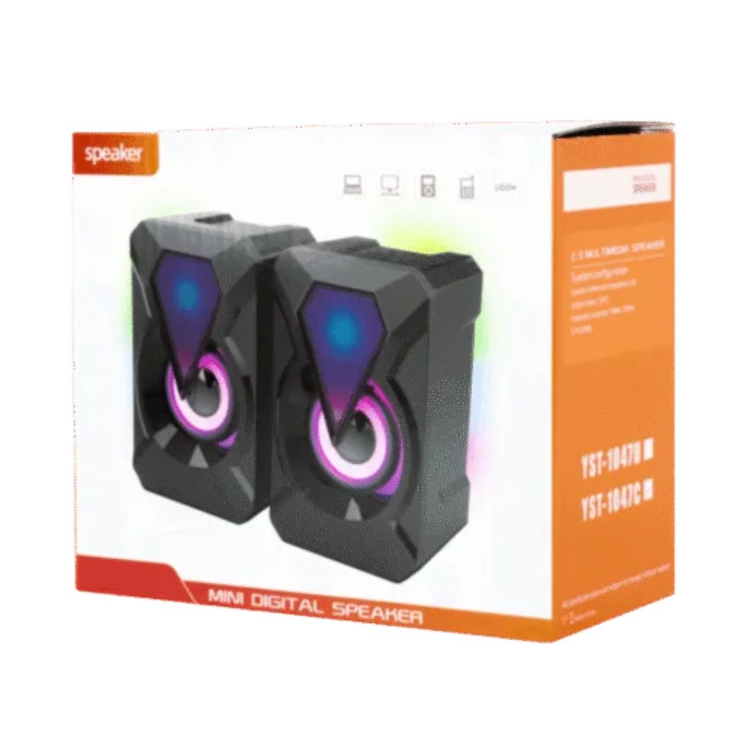Speakers Solo Usb + Tipo C Rgb Para Pc Yst-1047u 11322 img #7
