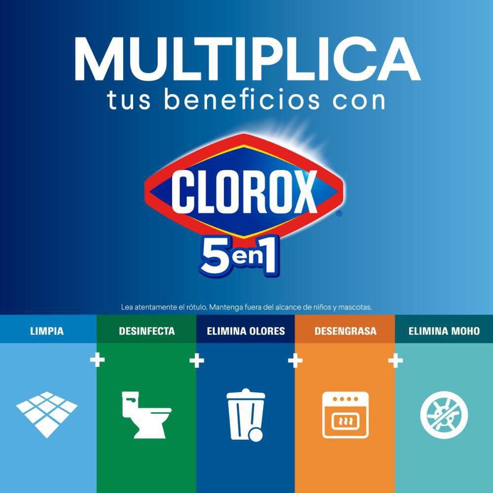 Blanqueador CLOROX gel original (1000  ml) img #3