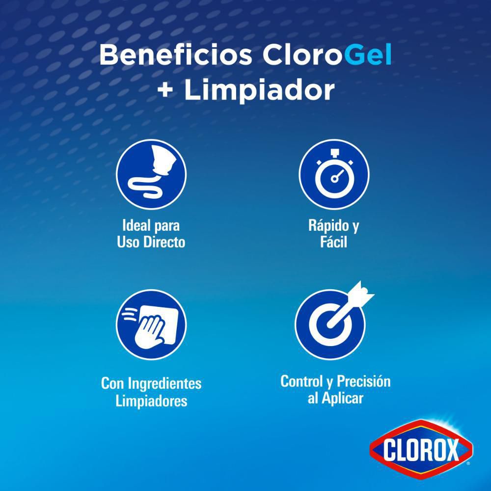 Blanqueador CLOROX gel original (1000  ml) img #4