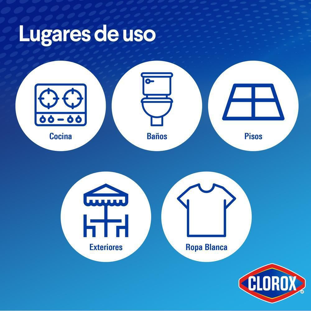 Blanqueador CLOROX gel original (1000  ml) img #5