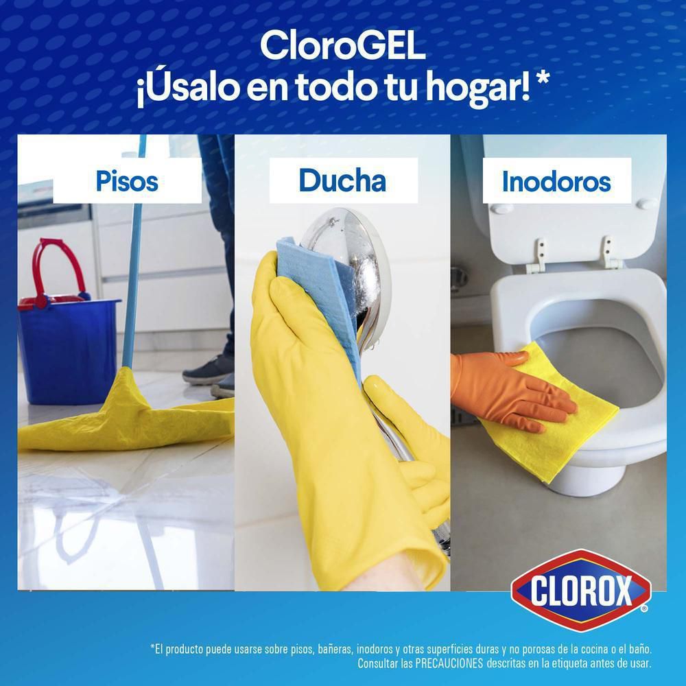 Blanqueador CLOROX gel original (1000  ml) img #6