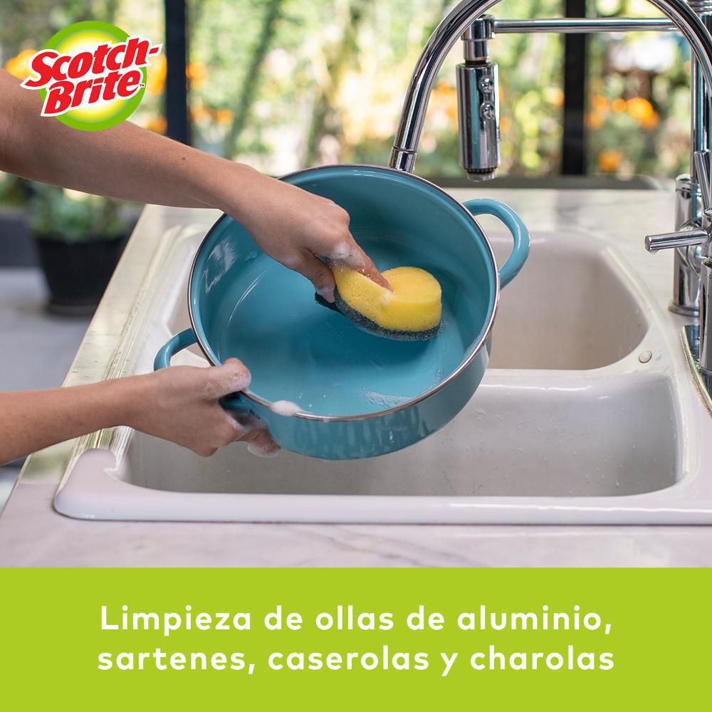 Esponja SCOTCH BRITE cocina multiusos (2  und) img #3