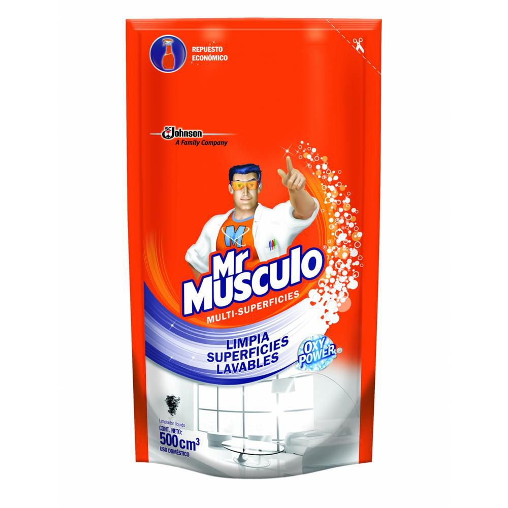 Limpiador MR MUSCULO repuesto multisuperficies (500  ml) img #1