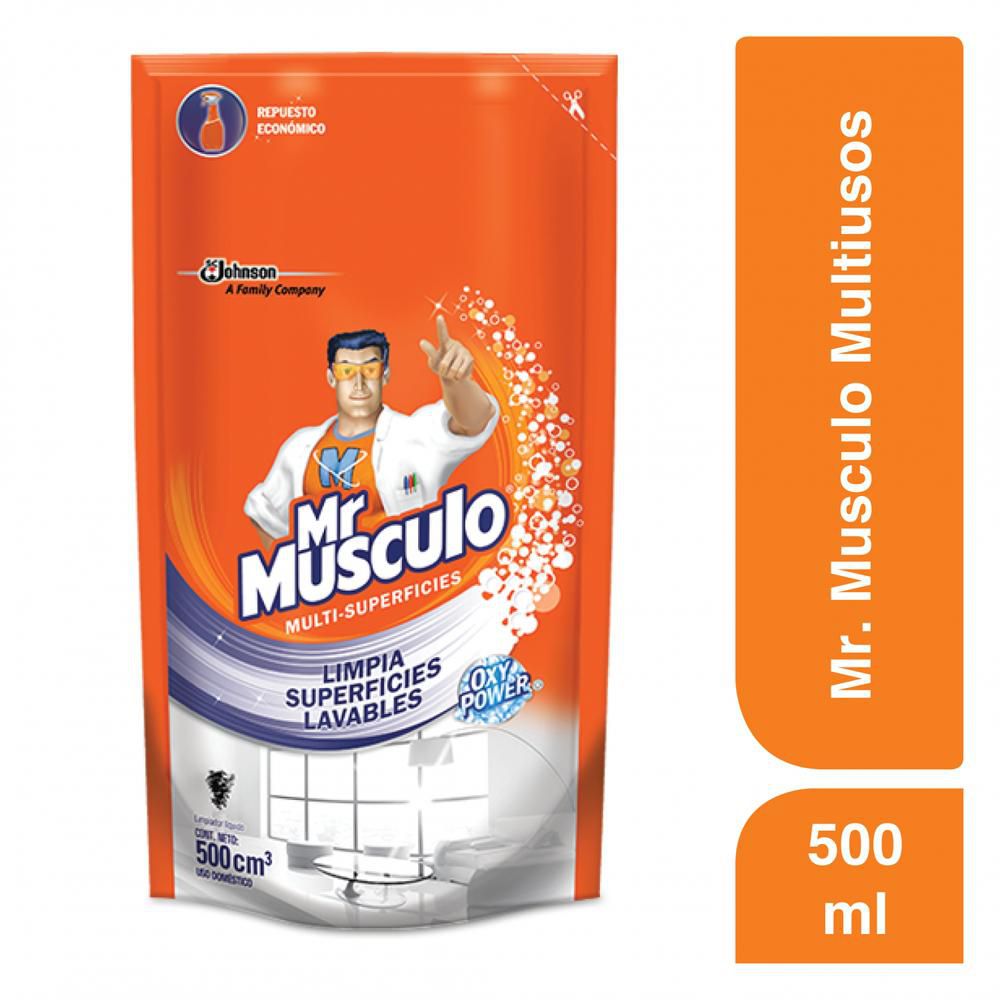 Limpiador MR MUSCULO repuesto multisuperficies (500  ml) img #2