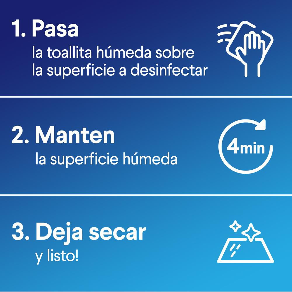 Toallitas desinfectantes CLOROX expert fresco flowpack (15  und) img #5