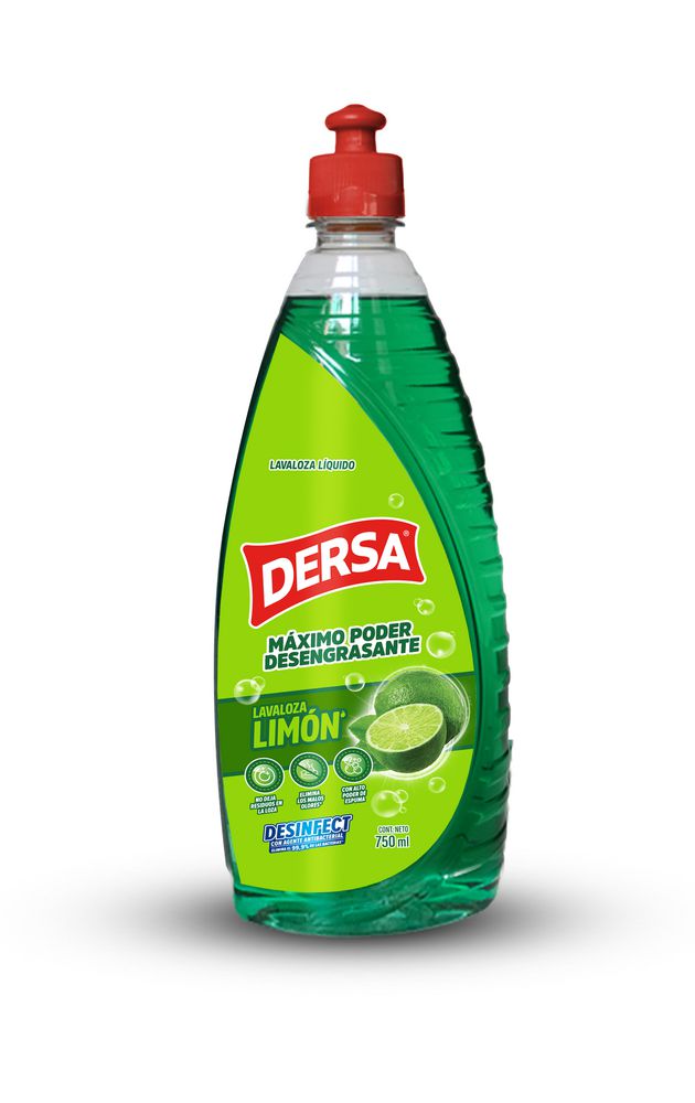 Lavaloza DERSA líquido máximo poder limón  (750  ml) img #1