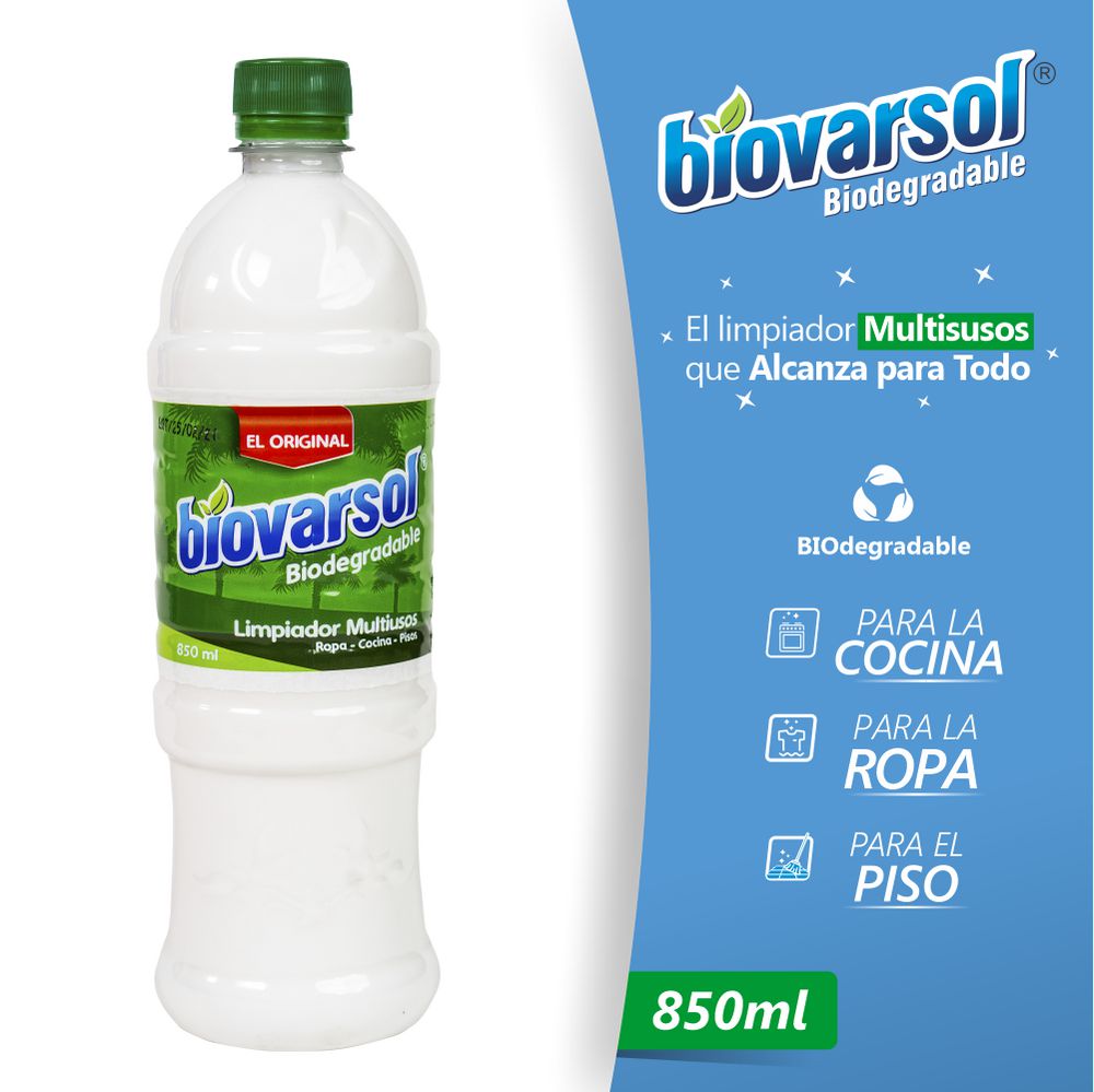 Limpiador BIOVARSOL varsol multiusos (850  ml) img #1
