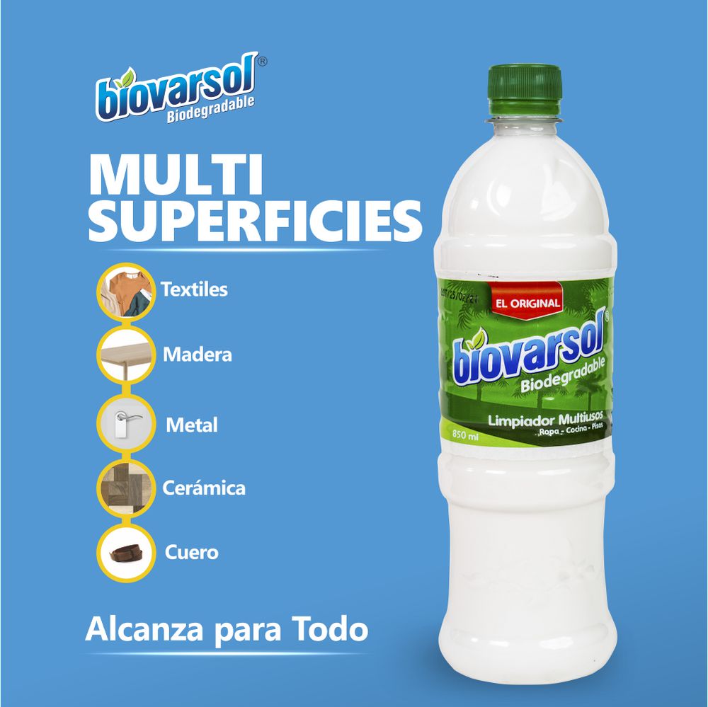 Limpiador BIOVARSOL varsol multiusos (850  ml) img #3