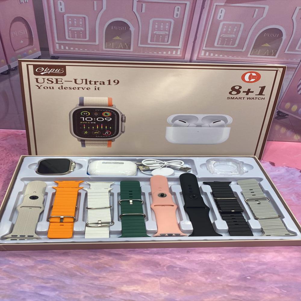 Combo De Smartwatch Y Audífonos Ultra 19 8 + 1 img #2