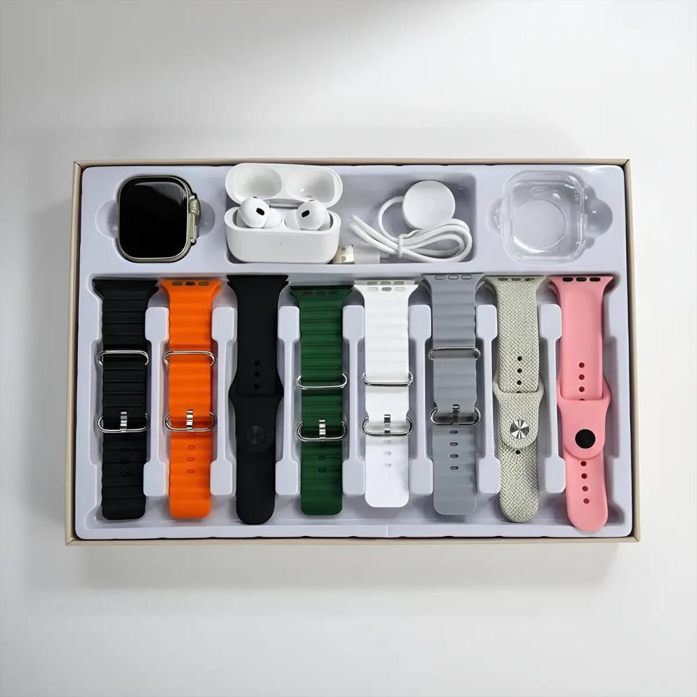 Combo De Smartwatch Y Audífonos Ultra 19 8 + 1 img #3