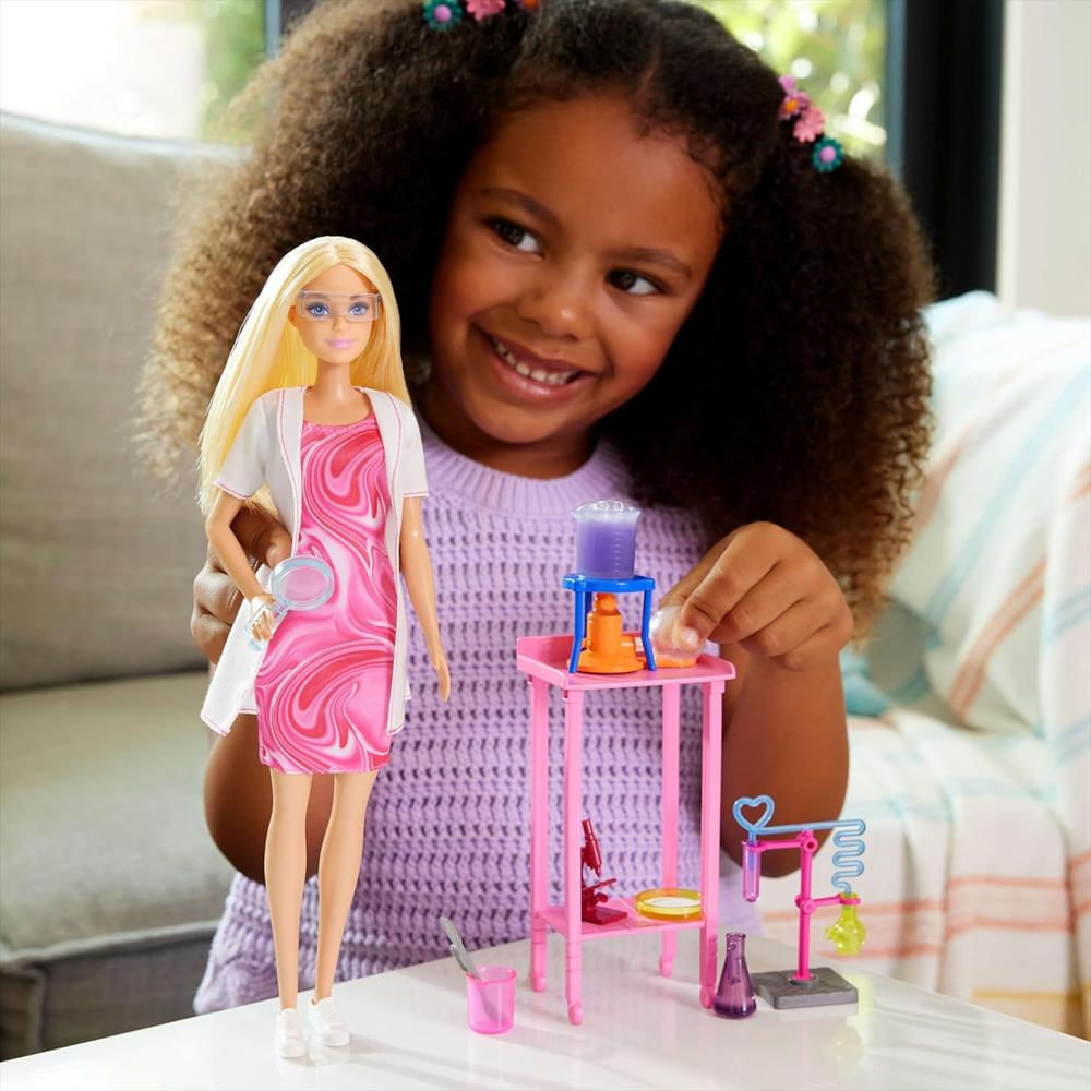 Muñeca Barbie Científica Con Accesorios img #4