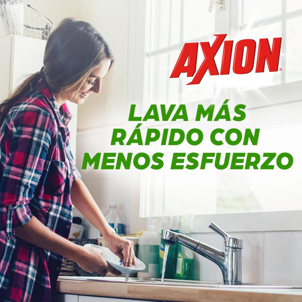 Lavaloza AXION líquido limón poder desengrasante (1500  ml) img #7