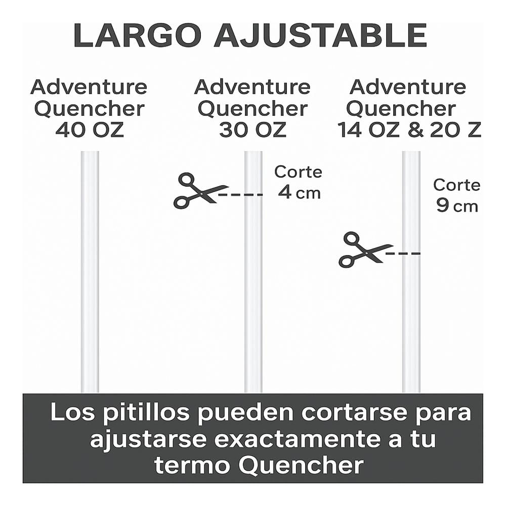 Set Pitillo Repuesto Termo Stanley, 2 + Cepillo + Tapita img #2