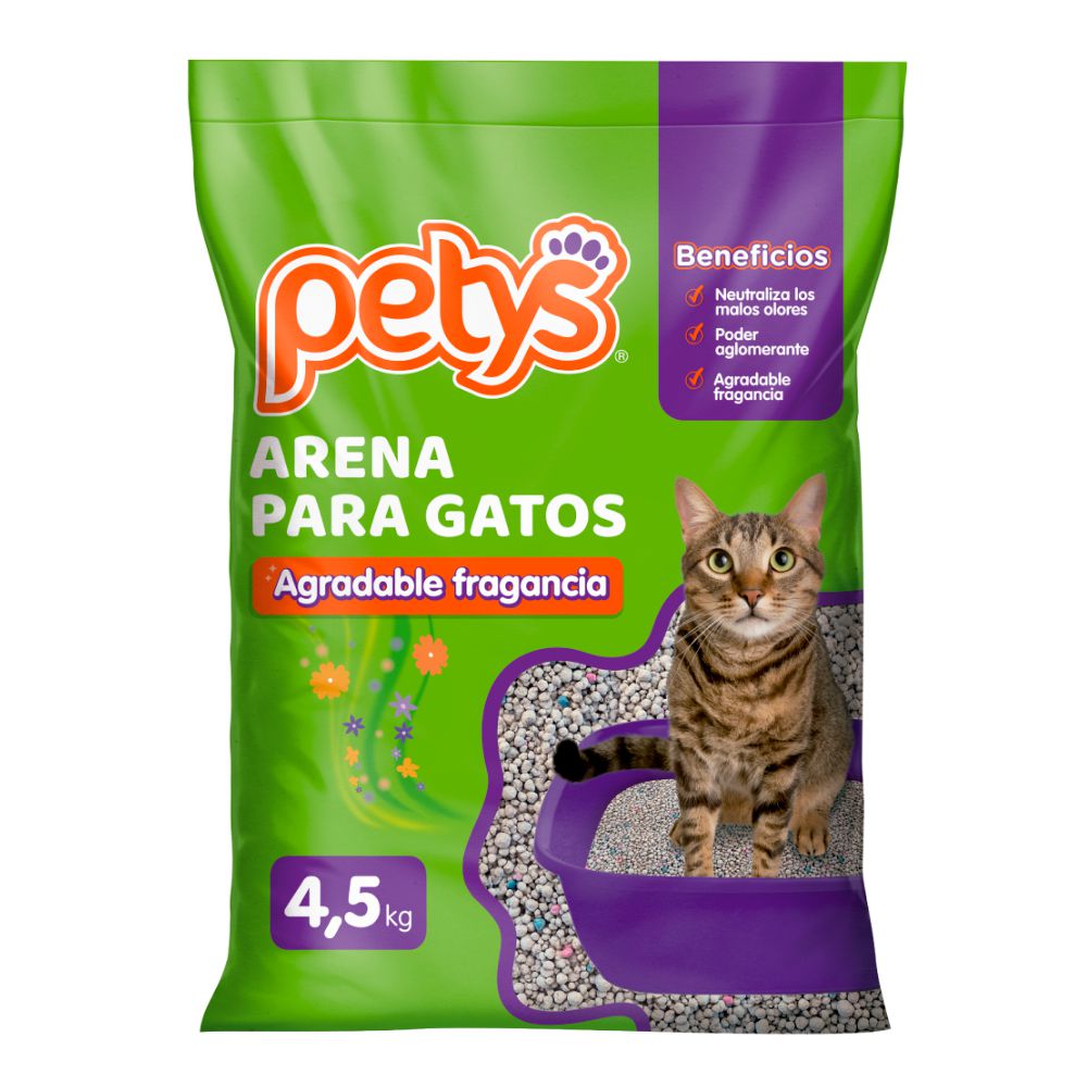 Arena para gatos PETYS con aroma (4500  gr) img #1