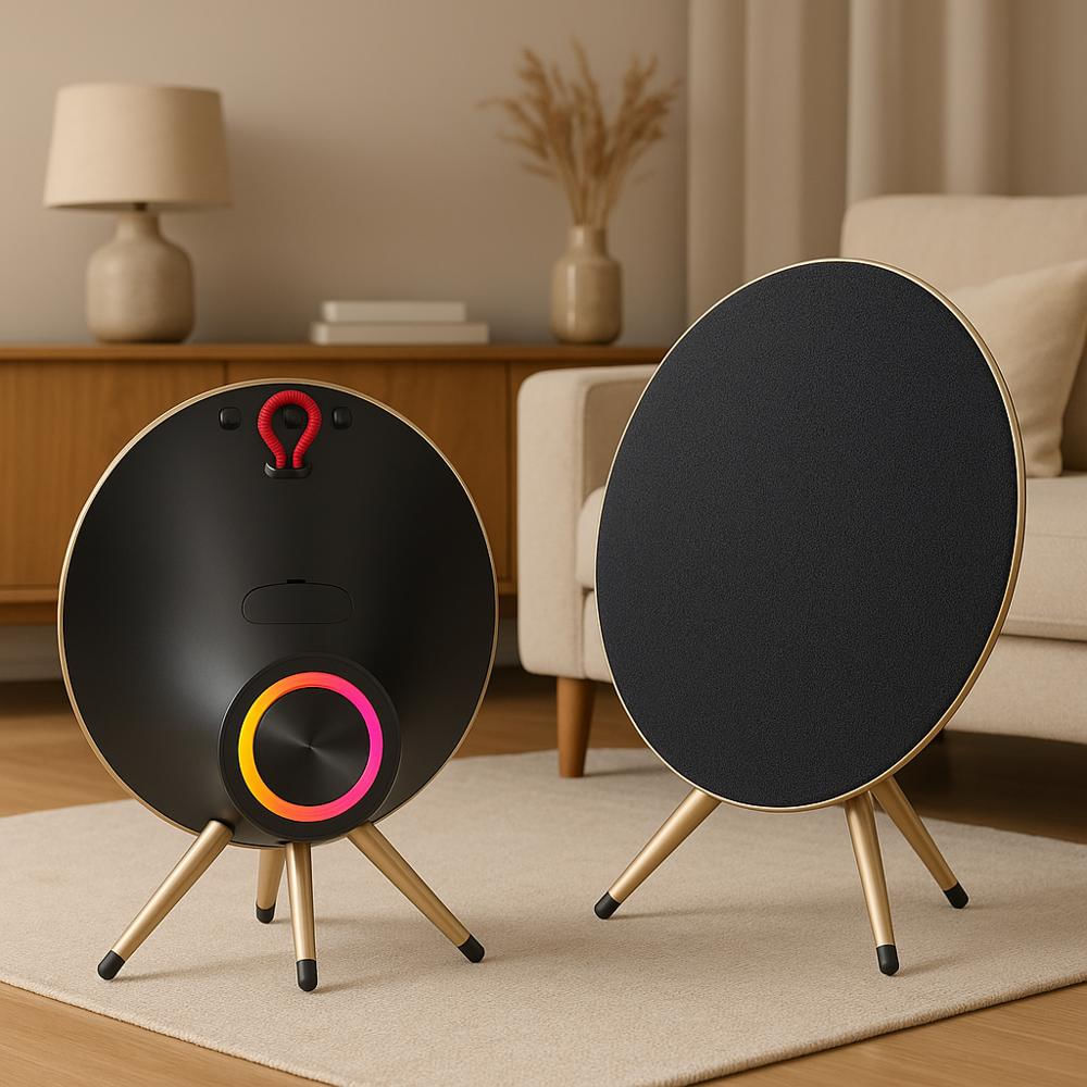 Parlante Inalámbrico Lp18 Bluetooth Con Subwoofer Y Base Tipo Trípode img #3