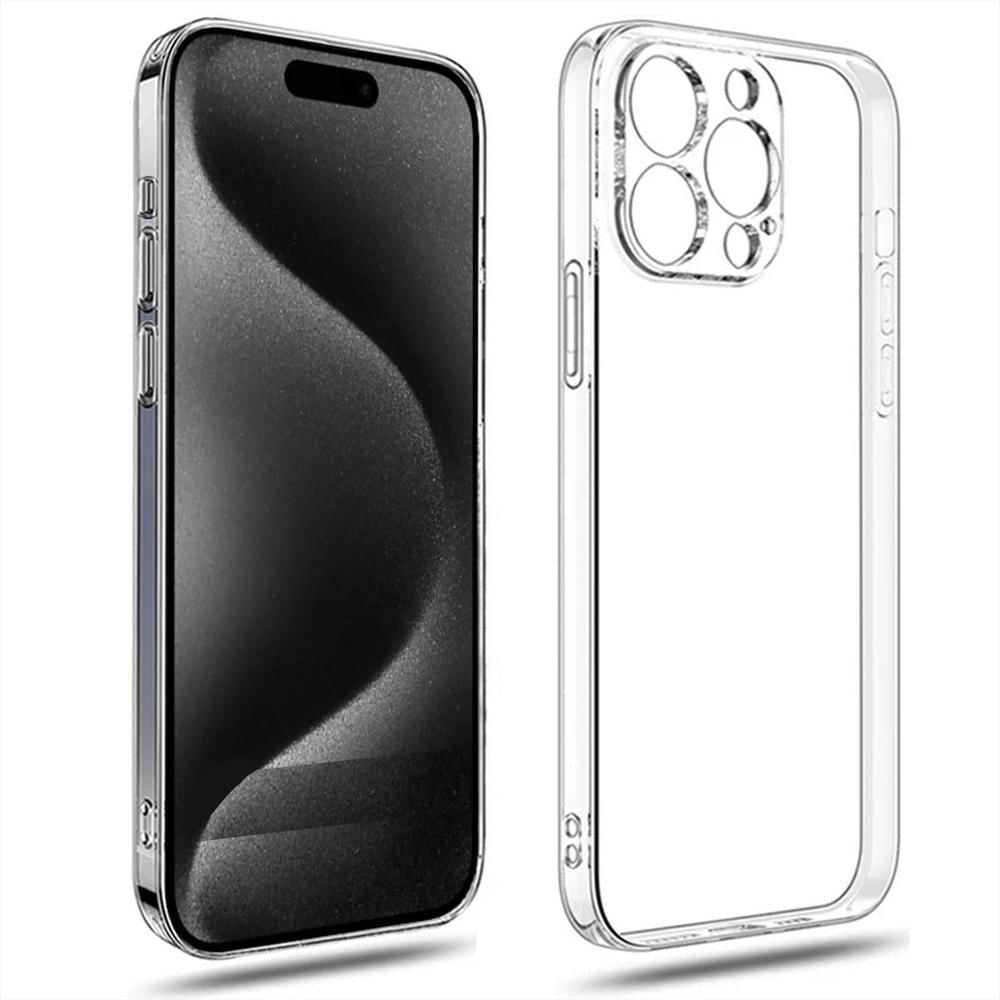 Funda Rígida Transparente Antichoque Para Iphone 15 Pro Max img #1