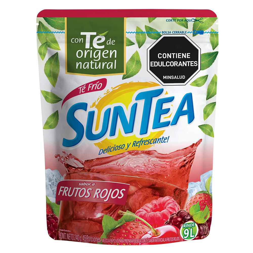 Té SUNTEA sabor a frutos rojos (240  gr) img #1
