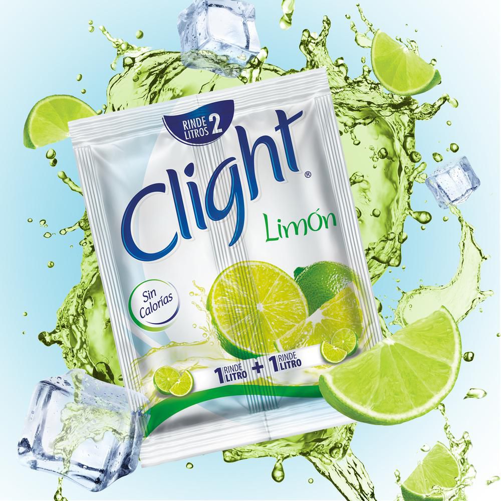Bebida refrescante CLIGHT sin calorías sabor a limón (14  gr) img #2