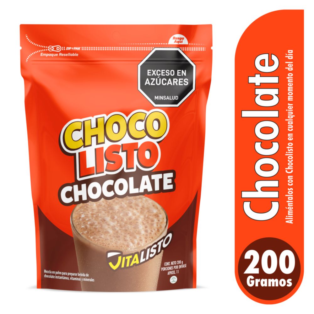 Bebida achocolatada CHOCOLISTO en polvo (200  gr) img #1