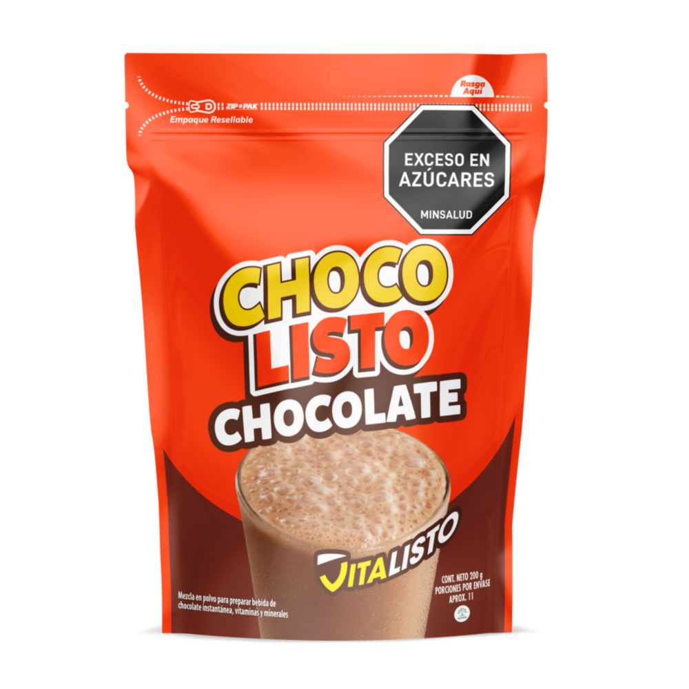 Bebida achocolatada CHOCOLISTO en polvo (200  gr) img #2