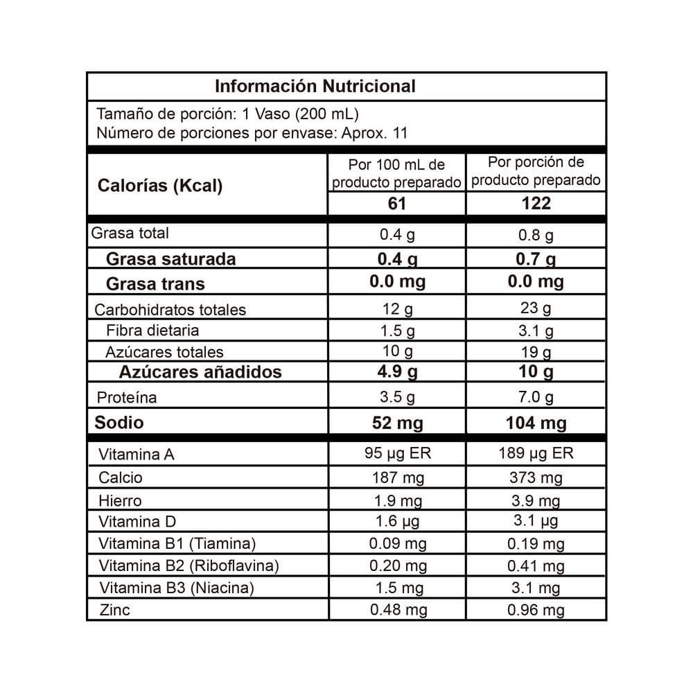 Bebida achocolatada CHOCOLISTO en polvo (200  gr) img #4
