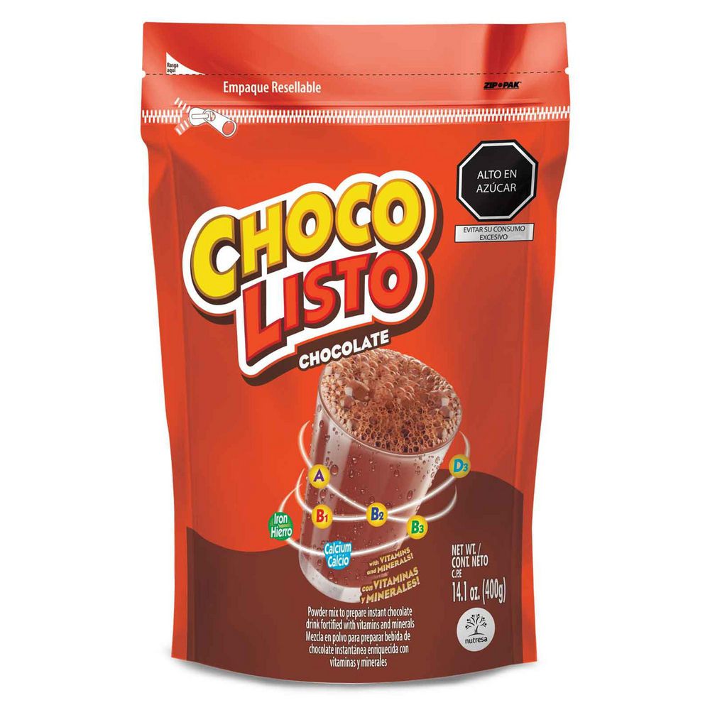 Bebida achocolatada CHOCOLISTO en polvo (400  gr) img #2