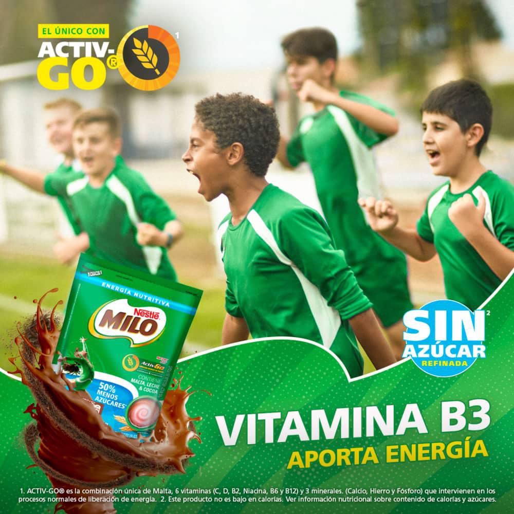 Bebida achocolatada MILO NUTRI FIT menos azúcares (750  gr) img #7