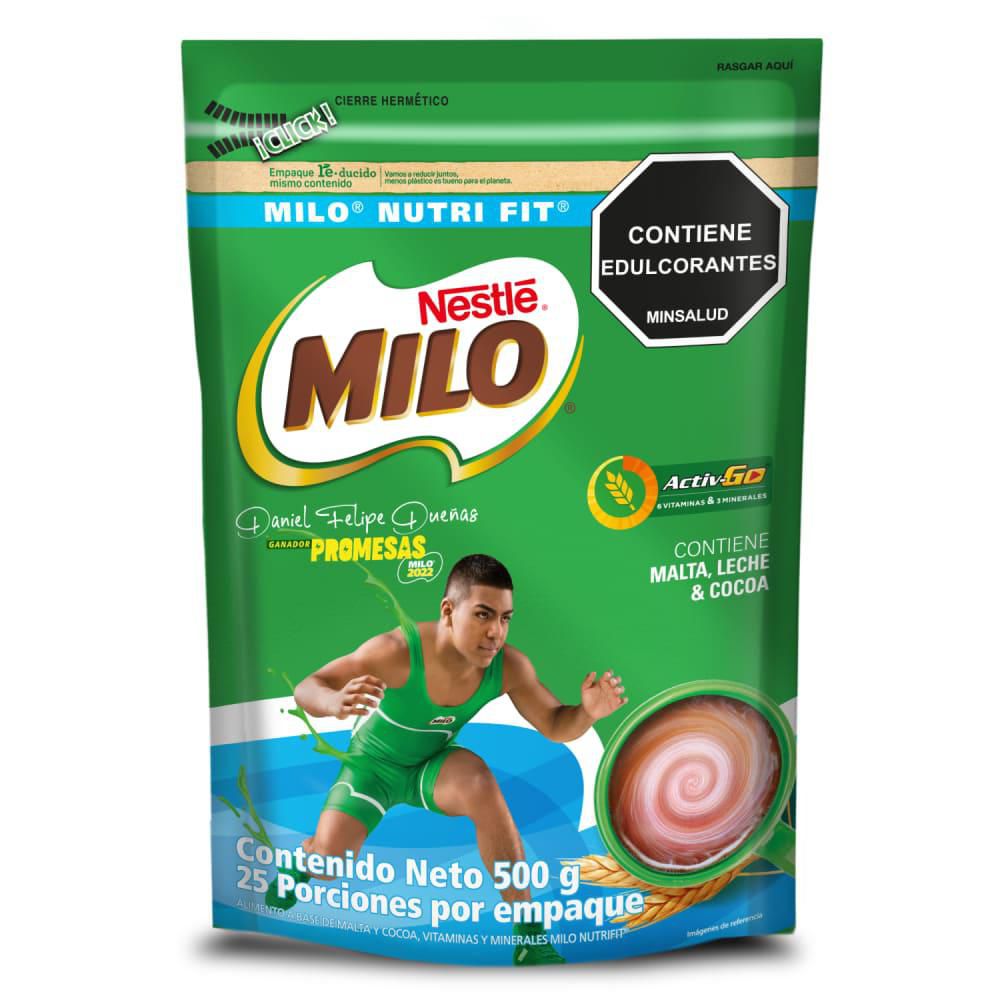 Bebida achocolatada MILO NUTRI FIT menos azúcares (500  gr) img #2